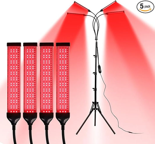 NIR & Red Light Therapy Device - Infrared Light Panel Red 660nm and Near Infrared 850nm with Smart Controller for Body, Pa-in Re-LIEF, Skin Wellness，etc.