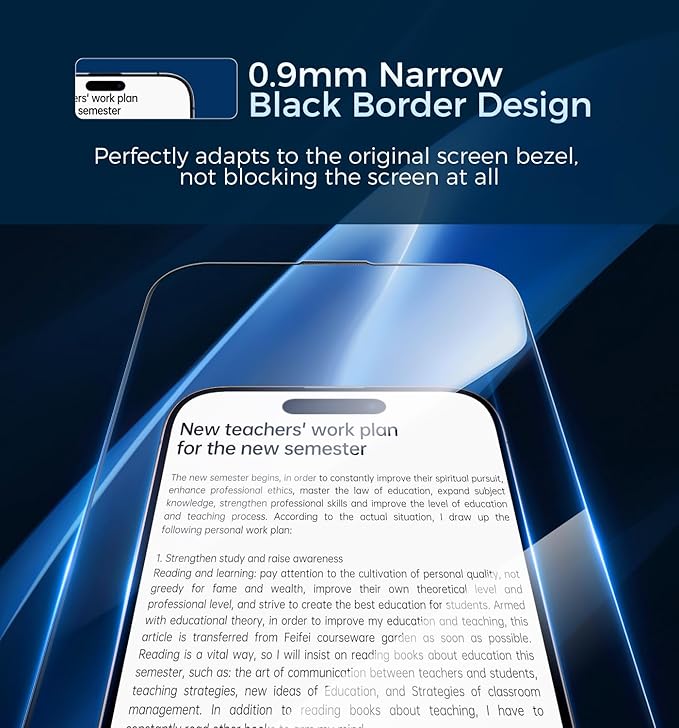 MAGIC JOHN 3rd Gen Upgraded for iPhone 16 Pro Screen Protector 6.3 Inch, HD Clear, Shatterproof Tempered Film, Auto Dust-Elimination, Bubble Free, Easy Installation, 2 Pack