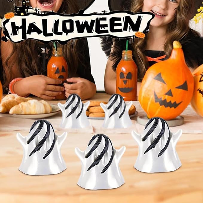 5Packs Impossible Cone, Spiral Cone Fidget Toy 3D Printed Spiral Cone Toy, Pyramid Passthrough Sculpture, Mini Cones Pass Through Pyramid Fidget Toy for Stress and Anxiety Relaxing(Clown)