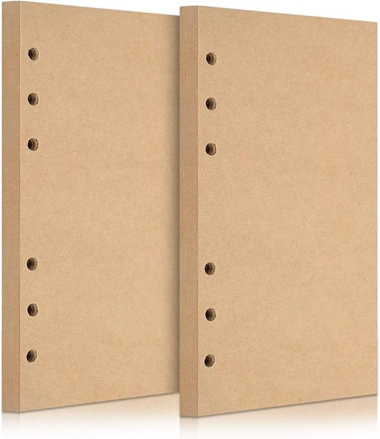 A6 Refill Paper, 320 Pages A6 Loose Leaf Paper 6 Hole Notebook Refills for 6 Ring Refillable Binder Notebook Planner Diary Journals Painting Personal Organiser-Blank Pages