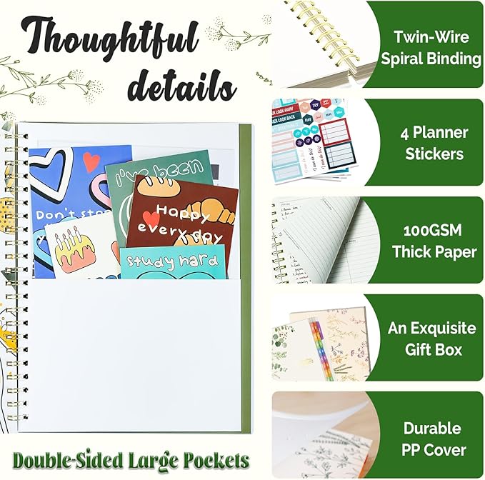 Jun 2025-Dec 2026 Academic Monthly Weekly Daily Planner for School, 19 Months Calendar 25-26 Planning Book with Colorful Tabs, 8.5" x 11" Mid Year College Organizer for Student Teacher (Beige)