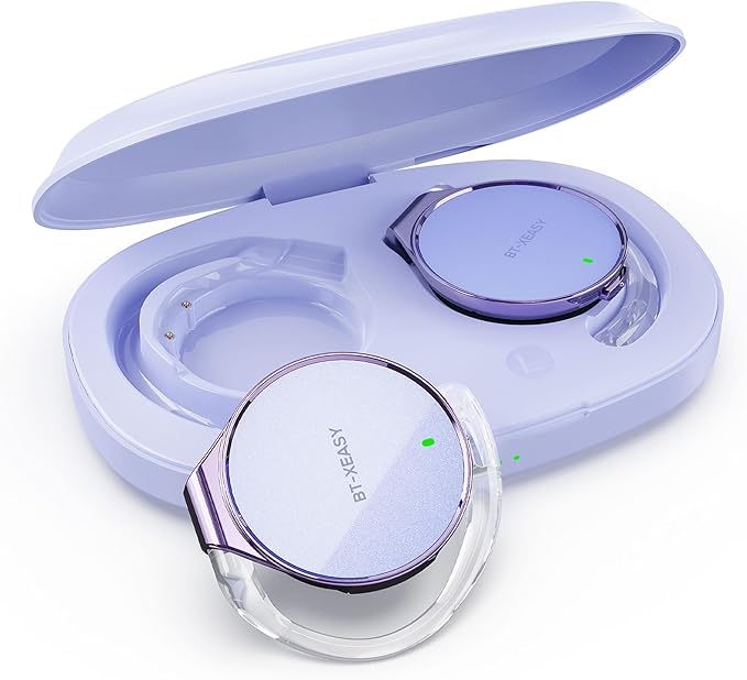 On Ear Headphones Bluetooth 5.4, Noise Cancelling Open Ear Headphones Wireless, Water-Drop Shaped Clip On Sport Headset Bluetooth with 4 Microphone, Comfort Fit Earphones with Long Battery Life