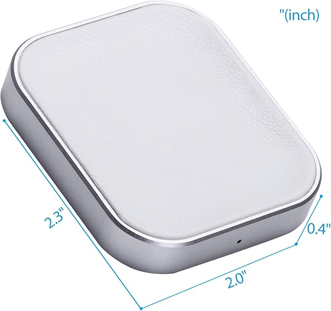 for Airpod Charger, Designed Wireless Charger for Airpods 4(ANC)/3rd/2nd Gen, for New AirPod Pro 3 (2025)/ 2nd Gen, Wireless Earbuds, Slim & Compact for Travel Home Office, (Silver+White)