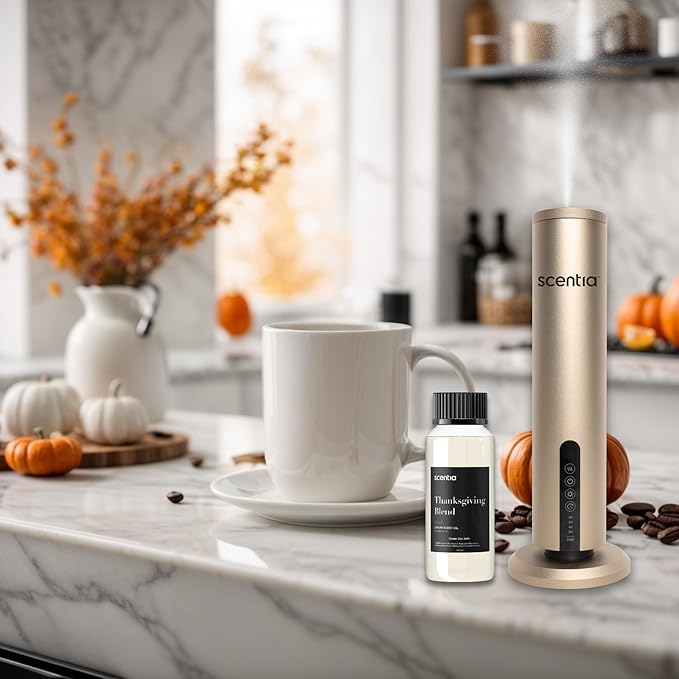 Thanksgiving Blend Essential Oil – 120ml Premium Holiday Diffuser Oil with Cinnamon, Clove, Vanilla & Coconut | Cozy Fall Aromatherapy for Home, Candles, Soaps & Gifts