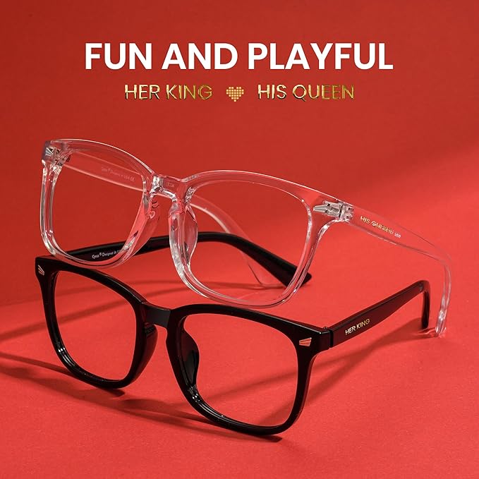 Cyxus Blue Light Glasses for Men Women Reduce Eye Strain UV Blocking for Computer Screen 8082