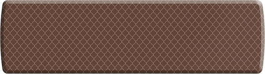 NewLife by GelPro Anti-Fatigue Designer Comfort Kitchen Floor Mat, 30x108" , Trellis Walnut Stain Resistant Surface with 3/4” Thick Ergo-foam Core for Health and Wellness