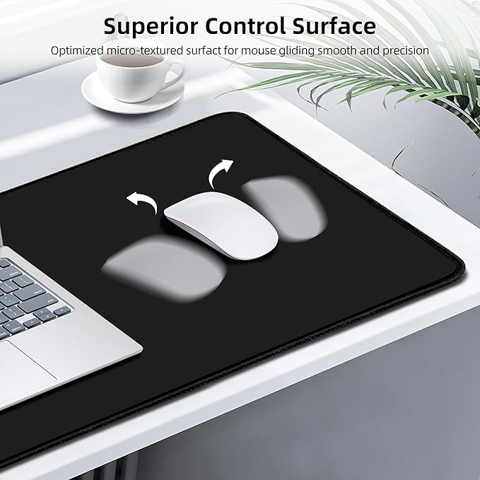 Mouse Pad with Wireless Charging, Gaming Mouse Pad with Ultra-Smooth Surface, Large XXL Desk Mat, Non-Slip, Waterproof Computer Keyboard Pad, 800x400x4MM, Included 20W PD Power Adapter