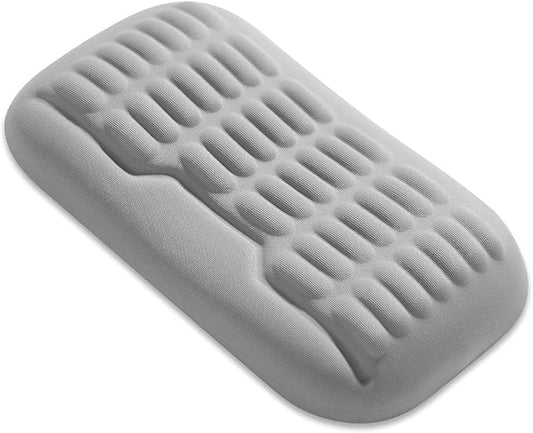 UnivoColors Ergonomic Mouse Wrist Rest,Latest 3.0 Wave Curve Design,High-Resilience Memory Foam Non-Slip Base,Reduces Wrist Fatigue,Ideal for Office Gaming & Long Hours of Use(Grey)