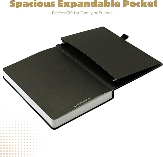 Dotted Journal – 160gsm Bleed Proof Thick White Paper – 200 Numbered Dot Grid Pages – 5.8 x 8.3 inch Bullet Dotted Notebook