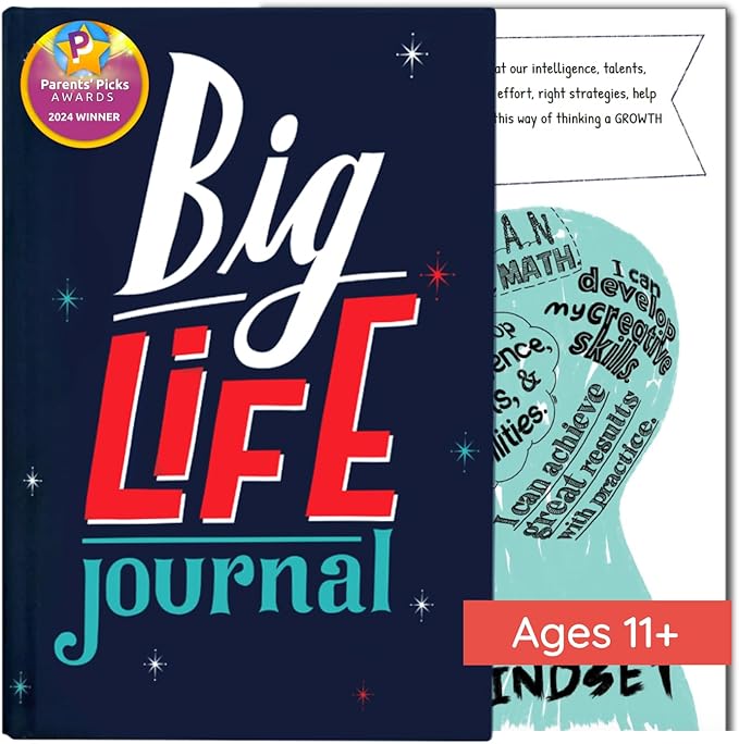 Big Life Journal – Teen Edition: Guided Growth Mindset Workbook with Writing Prompts and Goal-Setting Activities for Teens and Tweens (Ages 11–17)