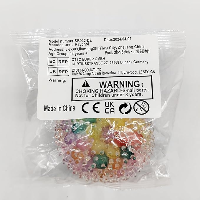 4 Pcs Squishy Stress Balls Fidget Toys for Adults, Stress Relief Squeeze Fidget Balls Set for Party Favors Birthday and Goodie Bag Stuffers