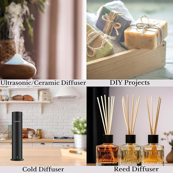 My Way Hotel Diffuser Oil | Aromatherapy Fragrances Inspired by 5-Star Hotels | Luxurious Scents Gift Box Set - 3 x 50ml Bottles Set - The 1 Hotel Miami Beach, W Magic, The Ritz Carlton
