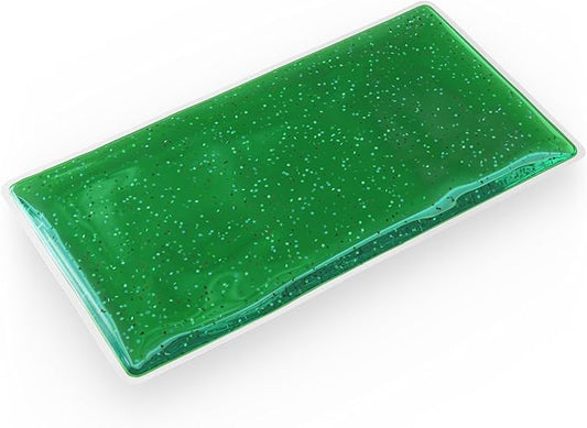 Skil-Care Weighted Rectangular Lap Pad Green Gel, 5lbs - Vinyl Covered, Heat Sealed, Calming Sensory Aid, Wipe Clean, Stimulates User, 914506