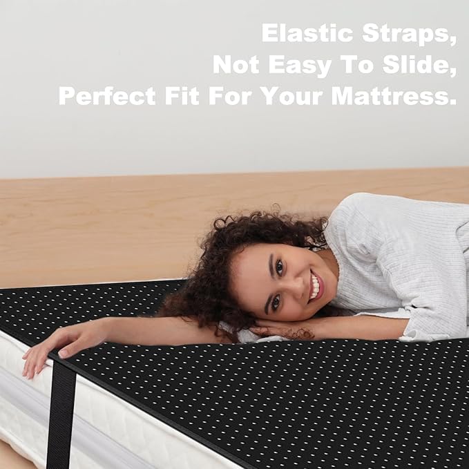 Grounding Mat for Bed, Grounding Mattress Pad Earth Mat for Better Sleep, Reduce Stress 27"x78"