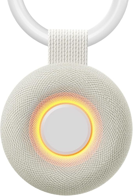 Portable Sound Machine - White Noise Sound Machine for Baby, Travel Donut Sound Machine for Sleep, 15 Soothing Sounds & 7 Colors Night Light, Breathing, Baby Shusher, Registry Gift, Beige