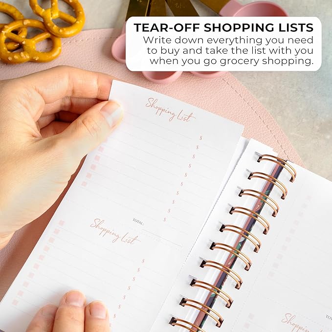 PLANBERRY Pocket Food Journal Premium – Nutrition Planner – Diet & Calorie Tracker – Meal & Exercise Diary – Weight Loss Journal (Tropical Fresh)