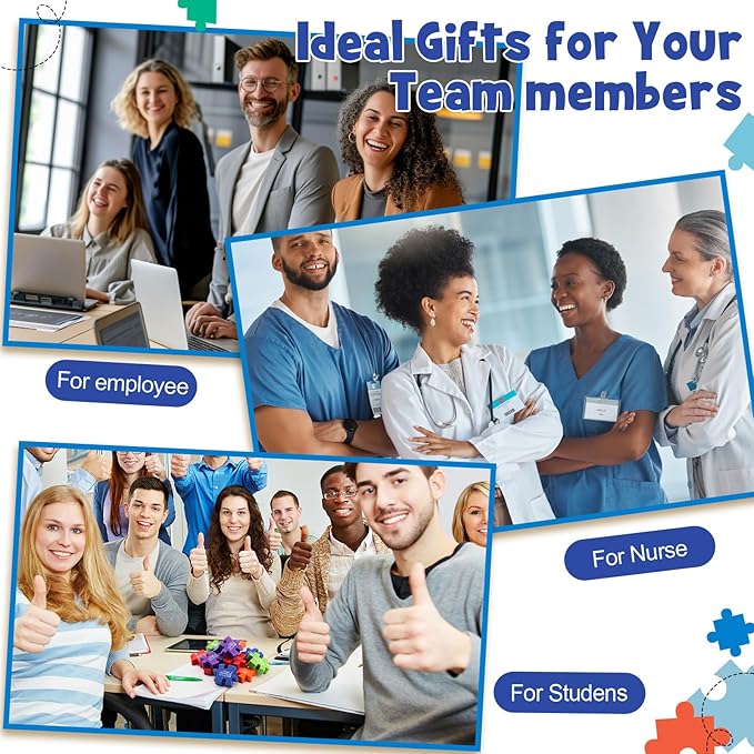 25 Set Employee Appreciation Gifts Bulk Inspirational Foam Stress Relief Squeeze Ball with Thank You Card and Organza Bag Team Gifts for Coworkers Employee Staffs