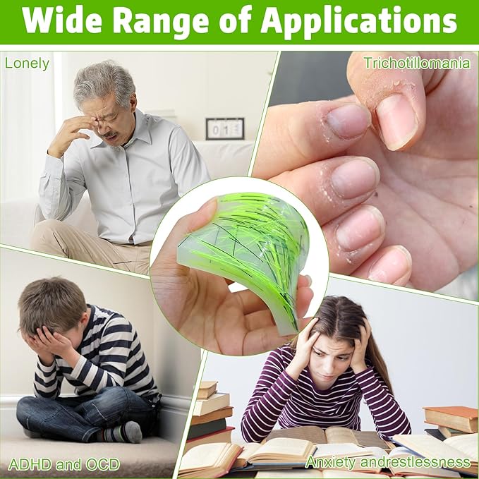 2 Pcs Picky Pads, Multicolor Picking Pad, Skin Picking Fidget Toys with Tweezer, Sensory Pick Pad, Valentine Gift for Adults with Anxiety, ADHD, Relief Stress (Rectangle)