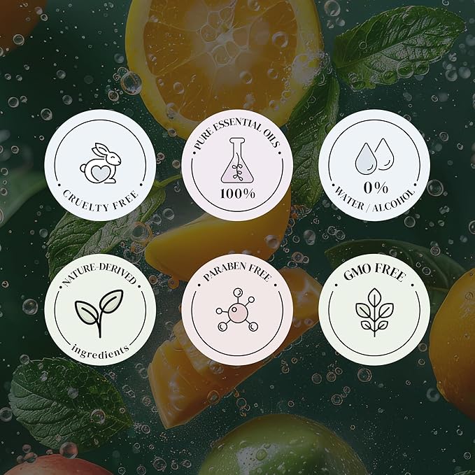 Citrus Burst Essential Oils for Diffusers for Home, Nature-derived Peony Essential Oil, Long-Lasting & Family-Friendly Diffuser Oils Scents, IFRA Certified, Cold Air & Ultrasonic - 0.33 oz