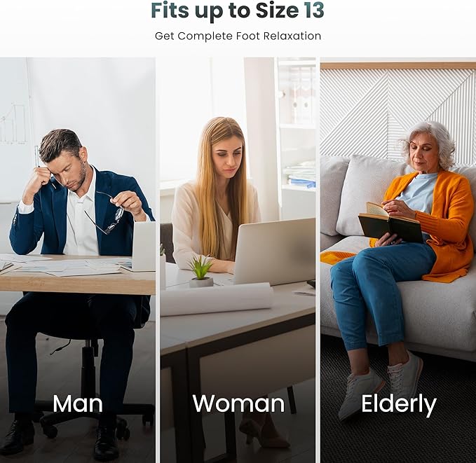 Snailax Shiatsu Foot Massager with Heat, Deep Kneading, Compression, Vibration,FSA HSA Eligible,Electric Feet Massage Machine for Plantar Fasciitis,Neuropathy,Foot Warmer,Remote Control,Size 13,Gifts