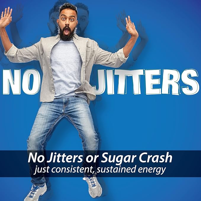 iSatori Energize Caffeine Pills - Fast Acting All-Day Energy Supplement with Time Release Caffeine & Natural Nootropic Support - No Jitters or Crash - Energy Vitamins for Men and Women - (84 Tablets)