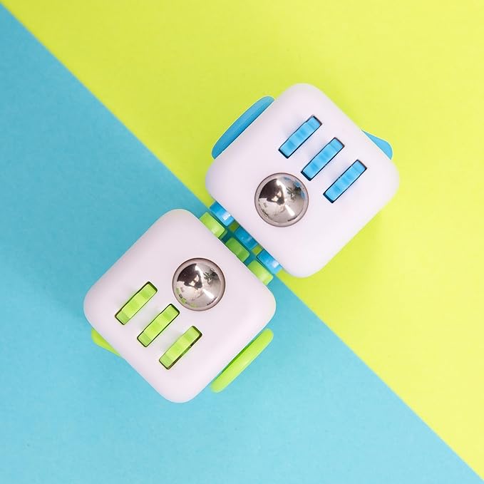 Antsy Labs The Original Fidget Cube, Stress Relief Desk Toy with 6 Sides, Gadget for Focus, Anxiety Relief, Sensory Processing Challenges, Fun Gift for Kids, Teens, and Adults, Pocket-Sized, Fresh