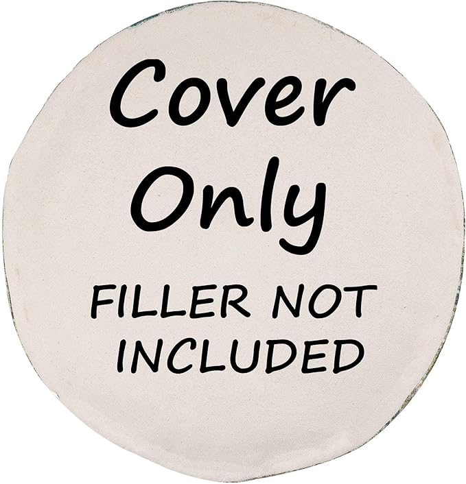 Mandala Life ART Large Boho Pouf Cushion Cover Pink Round Floor Pillow Luxury Kids Room Décor Cotton Pouf Ottoman Cushion for Meditation Yoga and Boho Chic Seating Area Stool Cotton 24x8 Unstuffed