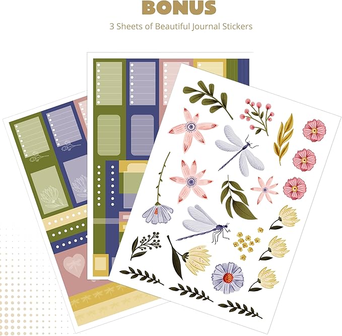 Dotted Journal – 160gsm Bleed Proof Thick White Paper – 200 Numbered Dot Grid Pages – 5.8 x 8.3 inch Dotted Notebook