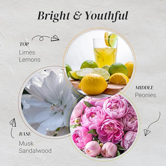 Vintage Bloom Essential Oils for Diffusers for Home, Nature-derived Peony Essential Oil, Long-Lasting & Family-Friendly Diffuser Oils Scents, IFRA Certified, Cold Air & Ultrasonic- 0.33 oz