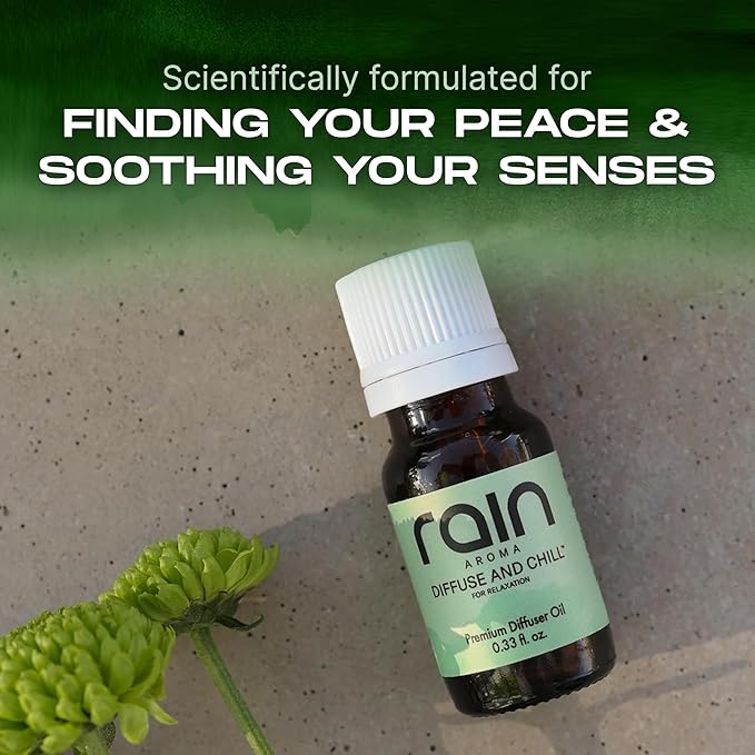 Diffuse and Chill Premium Diffuser Oil, Get Stress Relief & Relax with Aromatherapy Diffuser Oils, Office/Home Fragrance Essentials Crafted from Botanical Essential Oils, 10 ml