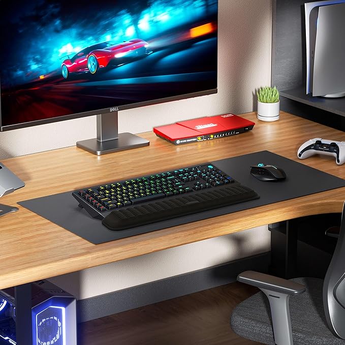 MEKASS Keyboard Wrist Rest, Soft Memory Foam Wrist Support for Keyboard, Keyboard Hand Rest Pad for Wrist Pain Relief, Keyboard Wrist Guard for Long Hours of Work, Gaming, Studying（Green）