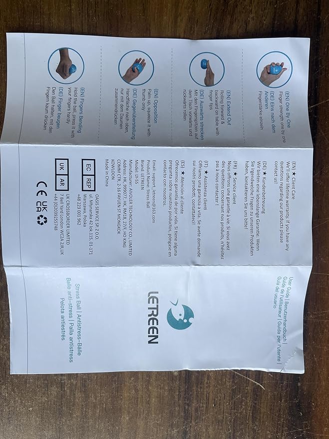 Stress Ball, Tri-Density Stress Balls for Adults & Grip Strengthening, Squeeze Balls for Hand Therapy, Squishy Stress Ball, Hand Strengthener Ball, Hand Balls for Therapy