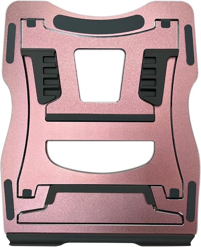 Laptop Stand - 3 Folding Modes in 1. Portable Ergonomic Angled Aluminum Stand. Adjustable Height Laptop Holder for Desk, 10''15.6''