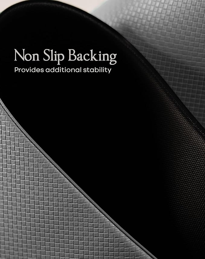 Anti-Fatigue Kitchen Mat Set – 2-Piece Memory Foam Cushioned Mats for Standing – Gray, 18×30 & 18×60, 0.4 in Thick, Waterproof, Non-Slip – Homergy