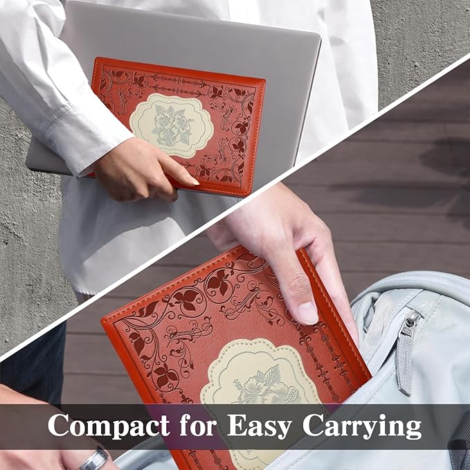 Hibiscus Gift Hibiscus Writing Journal Notebook Hibiscus Flower Gift Hawaiian Flowers A5 Travel Notebook Flower Fan Gift (hibiscus-Brown)