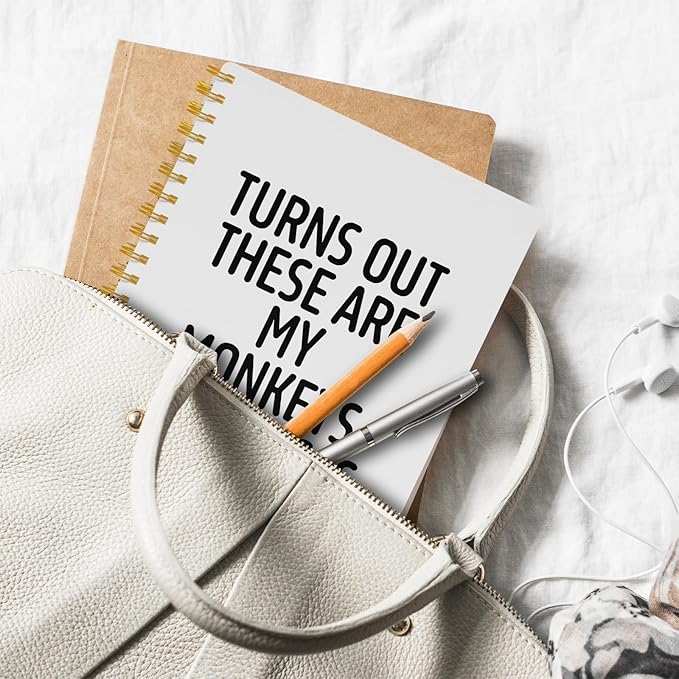 Funny Notebooks for Work, White Aesthetic Journal, Funny Boss Day Gifts, Boss Gifts for Men Women, Funny Gifts for Boss, Boss Office Decor, Spiral Notebook 5.5x8.3 Inch