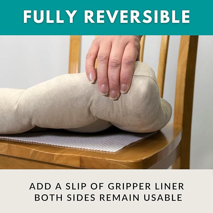 Barnett Home Decor Tibet Blue Dining Chair Pad with Ties - 15 x 17 Size Small Chair Cushion - Latex Foam Fill - Machine Washable, Reversible, 100% Cotton, Made in USA (Mandalas - Navy)