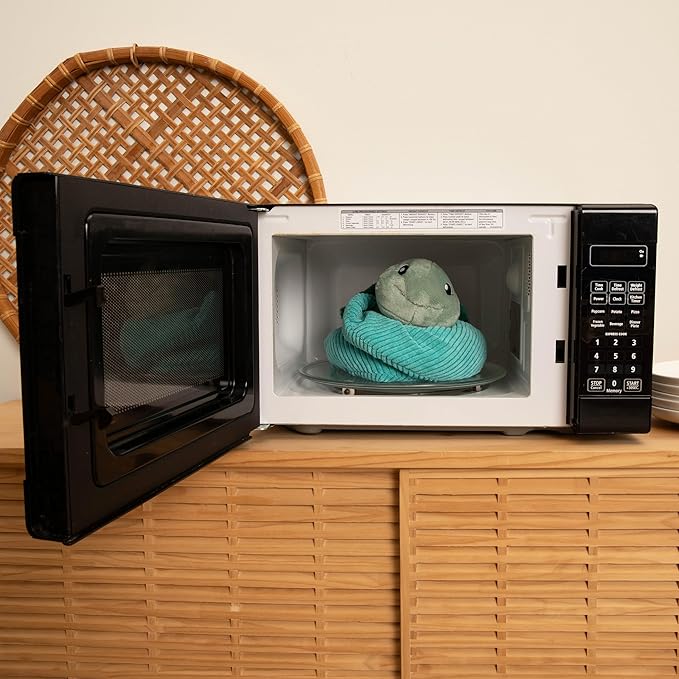 Hugarounds Sidney The Sea Turtle 2.5 lb Microwaveable & Freezable Weighted Plush Neck & Shoulder Wrap | Soothing, Comforting Hugs for Self-Care & Relaxation | Unscented for Ages 2+