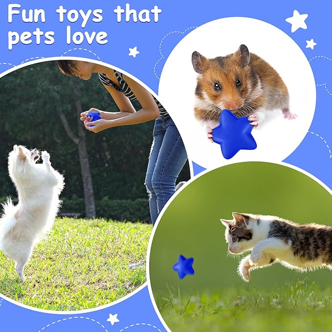 30 Pieces Star Stress Ball Bulk Mini Foam Stress Relief Ball for School Carnival Reward, Student Prizes, Party Bag Fillers