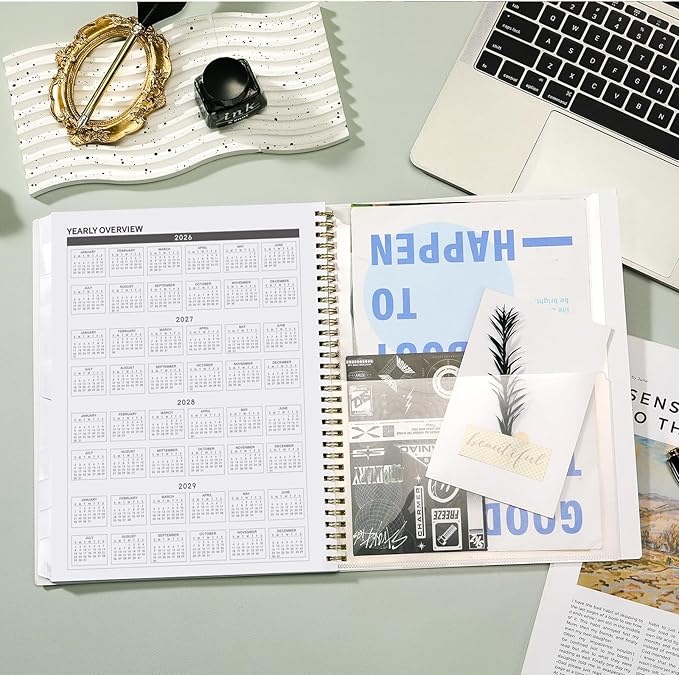 2026-2028 Monthly Planner/Calendar - 3 Year Monthly Planner 2026-2028, Jan 2026 - Dec 2028, 9" x 11", 2026 Calendar Planner with Tabs, Inner Pocket, Holidays, Notes Pages