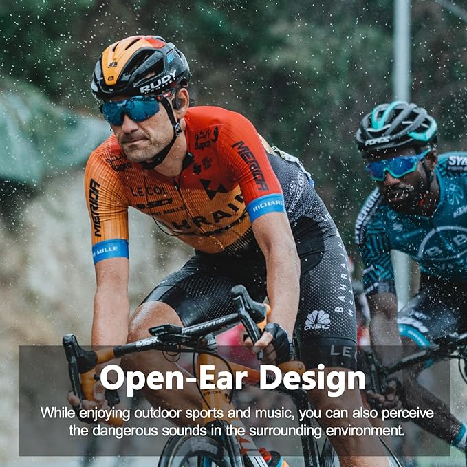 Swimming Headphones, Open-Ear Bone Conduction Headphones, 32G Memory, Bluetooth 5.4, Liquid Silicone, IP68 Waterproof for Swimming, Running, Fitness, Cycling