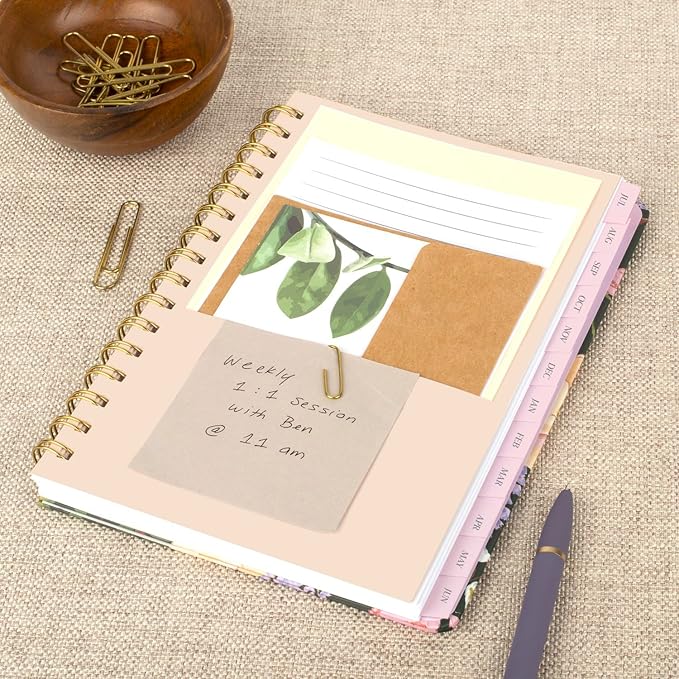 Cambridge Planner 2025-2026 Academic, Pen+Pillar, Weekly & Monthly, 5-1/2" x 8-1/2", Small, Tulip (PP13-200A)