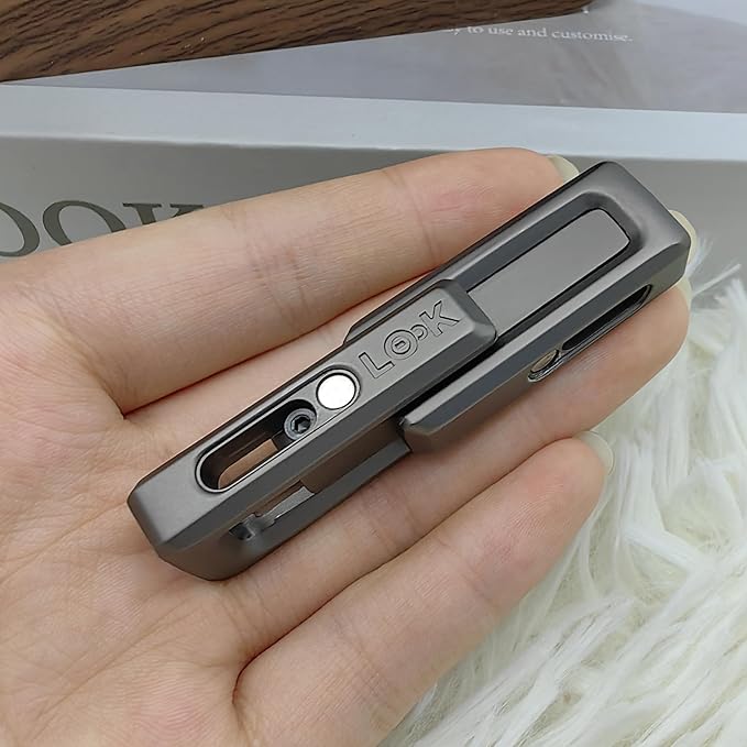 EDC Fidget Slider Fidget Toy Adult Stress Relief Metal Push Pull ADHD Recreational Tactile Xlock Magnetic Double Push Fidget Coin