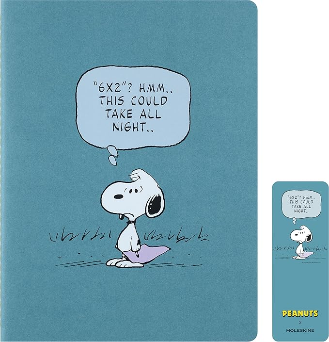 Moleskine Limited Edition Peanuts Set of 3 Cahier Journals, Soft Cover, XL (7.5" x 9.75"), Ruled, Multicolor, 120 pages