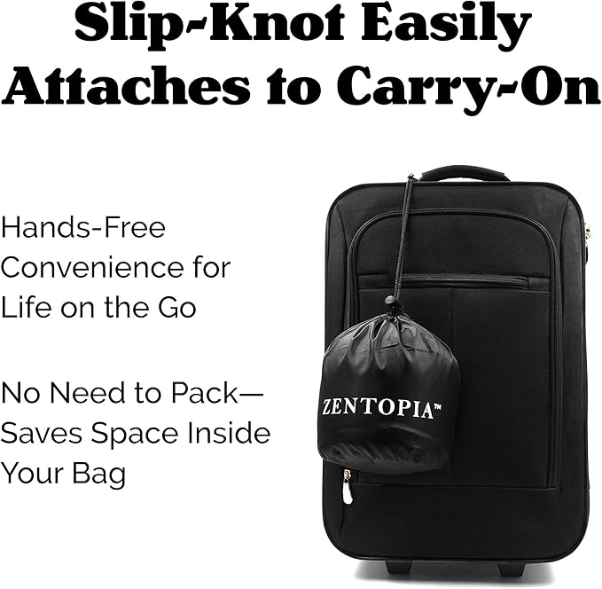 Memory Foam Travel Neck Pillow – Ergonomic 360° Head & Neck Support for Airplanes, Car & Home – Compact Washable Cover, Carry Bag & Earplugs – Best Neck Pillow Airplane, Travel Pillow for Long Flights