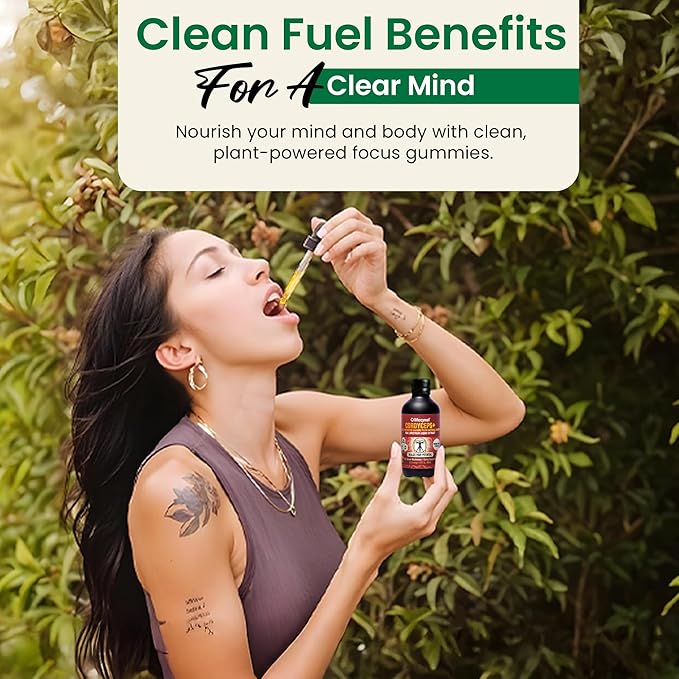 Life Cykel Cordyceps & Reishi Mushroom Extract Liquid Duo – Potent 1oz Tinctures with Included Energy & Focus Gummies (10-Count) for Enhanced Vitality, Immune Support & Mental Clarity