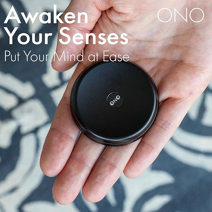 ONO Slider - Handheld Fidget Toy for Adults | Help Relieve Stress, Anxiety, Tension | Promotes Focus, Clarity | Compact, Portable Design (Black - Aluminum)