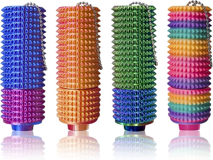 4PCS Little Ouchies Fidget Toy, Spike Roller Toy, Adults Pain stim Fidget Toy, Press and Rotate Adults Spiky Sensory Toys, Portable ADHD Toys, Novelty Gifts