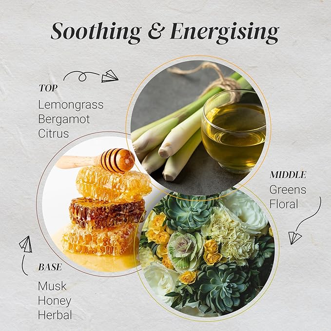 Lemongrass & Sage Essential Oils for Diffusers for Home, Nature-derived Essential Oil, Long-Lasting & Family-Friendly Diffuser Oils Scents, IFRA Certified, Cold Air & Ultrasonic - 0.33 oz