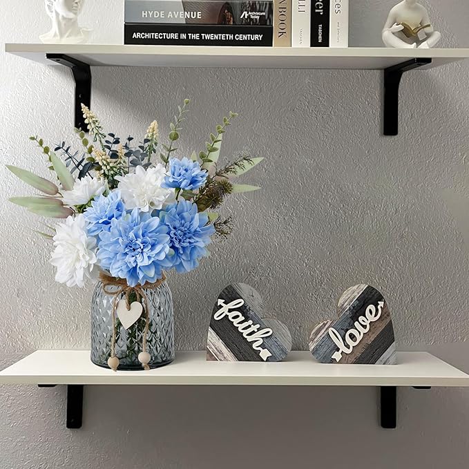 Leftover Fake Flowers in Vase,Faux Flowers in Vase,Table Centerpieces for Dining Room,Flower Centerpieces for Tables,Artificial Flowers,Kitchen Decor,Coffee Table Decor